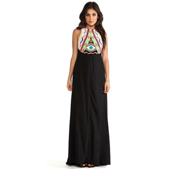 Mara Hoffman Evil Eye Embroidered Maxi Size Small - Picture 2 of 9